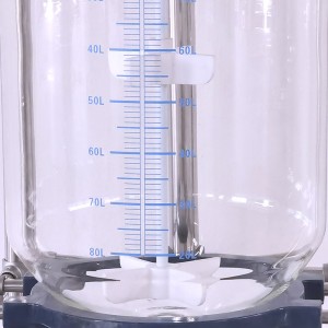 Лабараторная ўстаноўка экстракцыі вадкасці з высокім утрыманнем боросиликатного шкла для шклянога сепаратара бочкавага тыпу 100 л